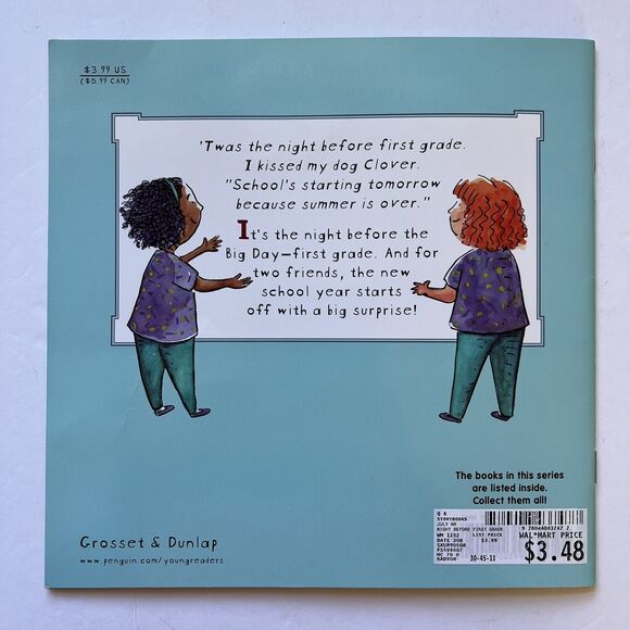 Set Of 2 Childrens Story Books Paperback Napping House Night Before First Grade - Picture 9 of 9